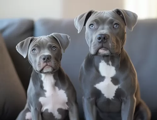 Die Entwicklung vom Welpen zum ausgewachsenen Amstaff